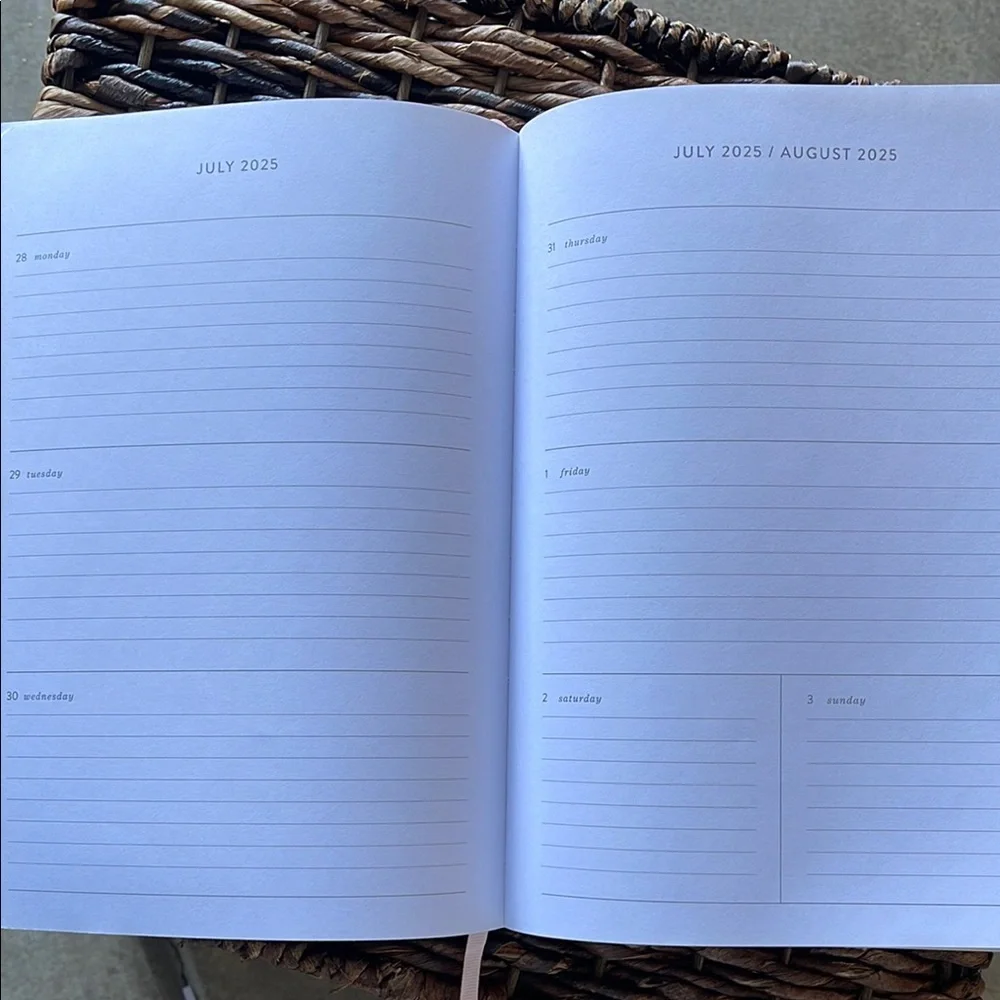 Paper Source 2024-2025 Gold Floral Planner